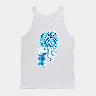 Blue cartoon hands modern and unique 5 Tank Top